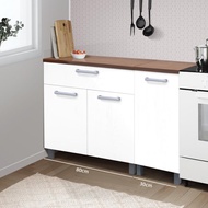 Kitchen Set Bawah Rak Dapur Kayu Modern Minimalis - Indiana