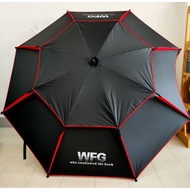 ❤ส่งด่วน❤ ร่ม2.4เมตร 2ชั้นคอสปริงสีดำ KM4.14778🔥สินค้าขายดี🔥