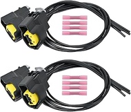 4Pcs Ignition Coil Connector Pigtail Plug Harness fit for Hyundai Accent Elantra Sonata Tucson Velos