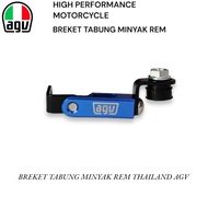 Premium CNC Brake Fluid Tank bracket AGV KTC model universal motorcycle oil wire bracket