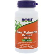 Now Foods Saw Palmetto Extract 320mg 90 Veggie Softgels, Best by: 10/25