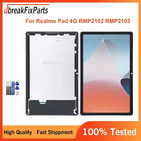 For Realme Pad RMP2102 RMP2103 RMP2021 2102 2103 2021 10.4" LCD Display Touch Screen Digitizer Glass