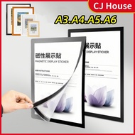 A3 A4 A5 A6 Magnetic Frame Display Board Wall Sticker Photo Certificate Framework Wall Magnetic Fram