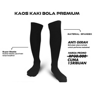 VOLTSTRIDE - Comfortable Black Spandex Futsal Socks Stokin Futsal Stokin Anti Slip Grip Socks