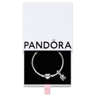 16th Celebration Dangle Charm & Bracelet Set - Women's Sterling Cubic Zirconia Dangle Charm & Heart 