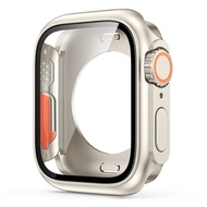 Vỏ bảo vệ màn hình cho Apple Watch 11 10 42mm 46mm PC cứng phía trước Cản sau Vỏ kính cường lực cho