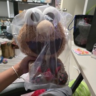 Brown Cookie Monster Elmo Doll