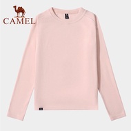 Camel Sports เสื้อเชิ้ตแขนยาวผู้หญิงคู่เสื้อขนแกะบาง