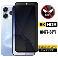 Privacy Anti-Spy Tempered Glass Screen Protector for OPPO Reno 15 Pro Max 15 Pro Mini 15F 14F 13F 12