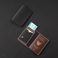 สลักชื่อฟรี! Twelve Passport Cover (โทนNight) ปกใส่พาสปอร์ต ปกพาสปอร์ตหนัง ซองใส่พาสปอร์ต กระเป๋าพาสปอร์ต