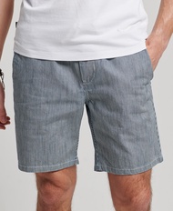 Superdry Overdyed Shorts - Blue ticking stripe