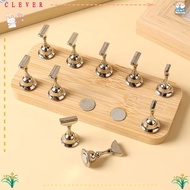 CLEVERHD Magnetic Nail Practice Stand, Adjustable Practice Holder Nail Tips Holder, Nail Art Nail Di
