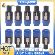 10PC 4Pin NL4FC Speaker Connector Ohm Plug Speaker Audio Cable Adapter Twist Lock 4Pin Speakon Femal