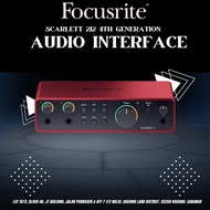 Focusrite scarlett 2i2 4th generation audio interface