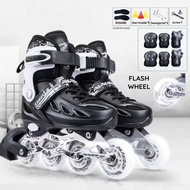 Adjustable Flash Wheels Inline Skates Roller Skates Skates Suitable For Beginners Free Gears