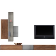 up Stock5-25 days Nordic tv cabinet wall cabinet pendant combination modern minimalist TV cabinet li