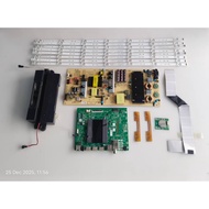 SKYWORTH 65SUC6500 65" TV MAIN BOARD, POWER SUPPLY, TCON, WIFI CARD, STRIP, RIBBON CARD, BACKLIGHT A