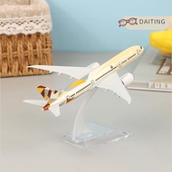 DAITING 16cm Boeing ETIHAD hợp kim 787 Máy bay mô hình máy bay đồ chơi Diecast mô hình máy bay cho b