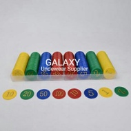POKER COIN CHIPS POKER SET IMPORTED COIN TOY CONTAINS 320 PIECES