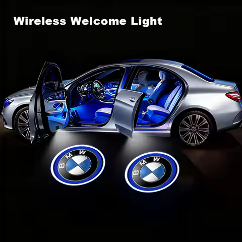 Car Accessories LED Car Door Projector Logo Welcome Light For BMW 520d 520i 523i 525i 525d 530i 530d