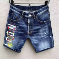 jorts men baggy jorts for men jorts men baggy Cross-Border Foreign Trade Blue Shorts Men's Cropped P