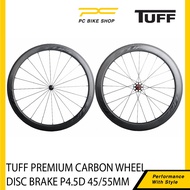 TUFF PREMIUM P4.5D CARBON WHEELS DB 45/55 wheelset