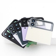 For Samsung Z Flip3 F7110/F711U/F711B/F711N Back Cover Glass Replacement Battery Rear Door Housing C