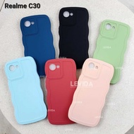 Realme C30 Realme C30s Realme C31 Realme C33 Wave Case / Case Wavy Slide Case Macaron Realme C30 Rea
