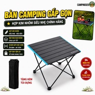 CLS Genuine Ultralight Aluminum Alloy Folding Camping Table, Picnic Camping Table with Carrying Bag