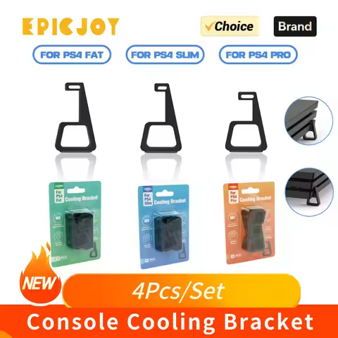 Horizontal ABS Bracket for PS4 PS4 Slim PS4 Pro Game Console Holder with Anti-Slip Design Cooling St