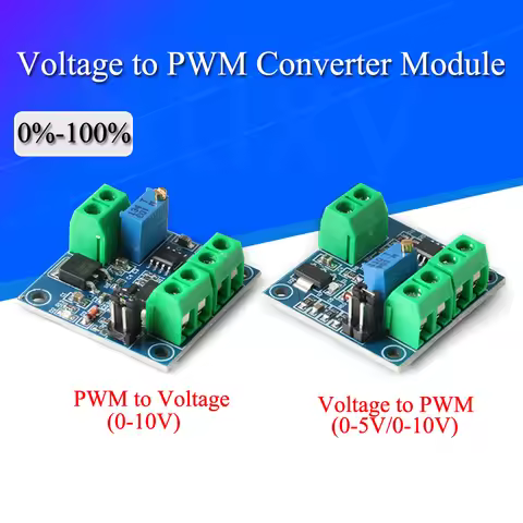 Voltage to PWM Converter Module 0%-100% to 0-5V 0-10V Digital to Analog Signal PWM Adjustable Power 