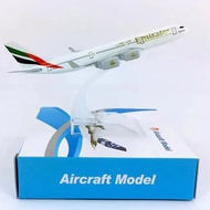 16CM 1:400 Scale A340 Air UAE Aircraft Airbus Model 340 With base Alloy Aircraft Model Airplane Coll