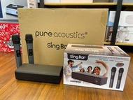 門市全新現貨‼️香港行貨‼️美國Pure Acoustics 便攜式 Sing Bar 卡拉ok藍芽喇叭 [全民造星]