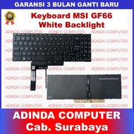 MSI GF66 White Backlight Keyboard