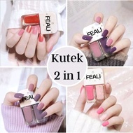FEALI 2IN1 KUTEK HALAL KUTEKS 2 TONE KUTEK KOREA cat kuku
