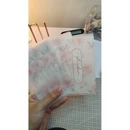 Matte envelope pink floral A7