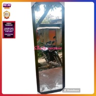 Full body wall hanging mirror with wooden frame 40x120