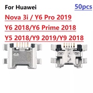 10-50pcs For Huawei Nova 3i Y5 Y6 Y7 Y9 Pro 2019 Prime 2018 Micro Charger Plug Usb Charging Dock Port Connector Socket