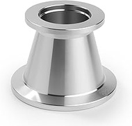 SS304 Vacuum KF Reducer adapter fittings, KF fittings reducers KF25 to KF40 and KF40 to KF25 reducer