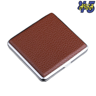 TEMPAT ROKO ISI 20 SLOT BAHAN METAL DAN KULIT KOTAK BUNGKUS ROKOK ELEGAN CASE 20 SLOT ROKO2 MURAH IS