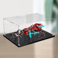 Transparent Acrylic Display Box For Lego 76244 Miles Morales Battle Manual Display Case Dustproof Co