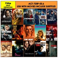 Usb With Movies for Action Include Subtitles ACT-036