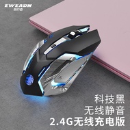 Phụ Kiện Máy Tính Di Động EWEADN Wireless Mechanical Gaming Mouse G304 Bluetooth Dual Mode Mute Sạc