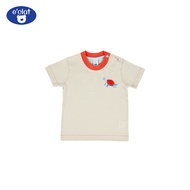 eclat เสื้อยืด เสื้อเด็กผู้ชาย 1-6ปี มีกระดุมคอไหล่เฉพาะ12M-2Y ผ้าcotton100% ผ้ายืด เนื้อนิ่ม 9073