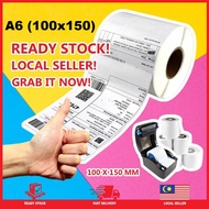 10*15cm ( 350pc ) A6 Thermal Paper Roll Label / Sticker Shipping Courier / Three-Proof /Airway Bill Sticker