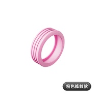 【FJ】行李箱輪子靜音保護套SL1(條紋款8入組)/ 粉色
