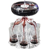 Guinness Baby Wine Glass Dispenser, Equipped with 6 Wine Glasses, 6 Dispensers and Wine Glass Holder