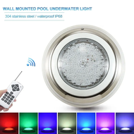 【Thailand Stock】NexPool 30cm Stainless Steel LED Swimming Pool Light IP68 Waterproof 12V Outdoor RGB