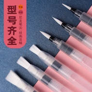 Pen fountain, berus lukisan cat air padat, pen penyimpanan air berkapasiti besar, pen lukisan pensel