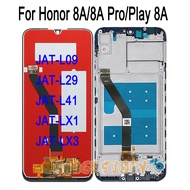 Display Digitizer Assembly Frame For 8a Pro Jat L41 Lx1 Lx3 Lcd Touch Repair Part For Play 8a Jat-l2